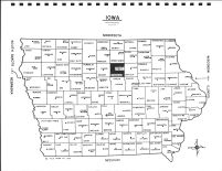 Iowa State Map, Franklin County 1977